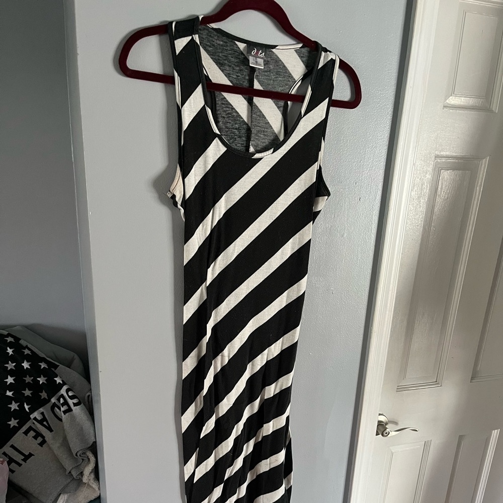 Long Striped Maxi Dress